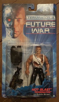 Terminator 2 Future War Hot Blast Terminator 5.5"in Figure w/Bazooka Sprayer MOC