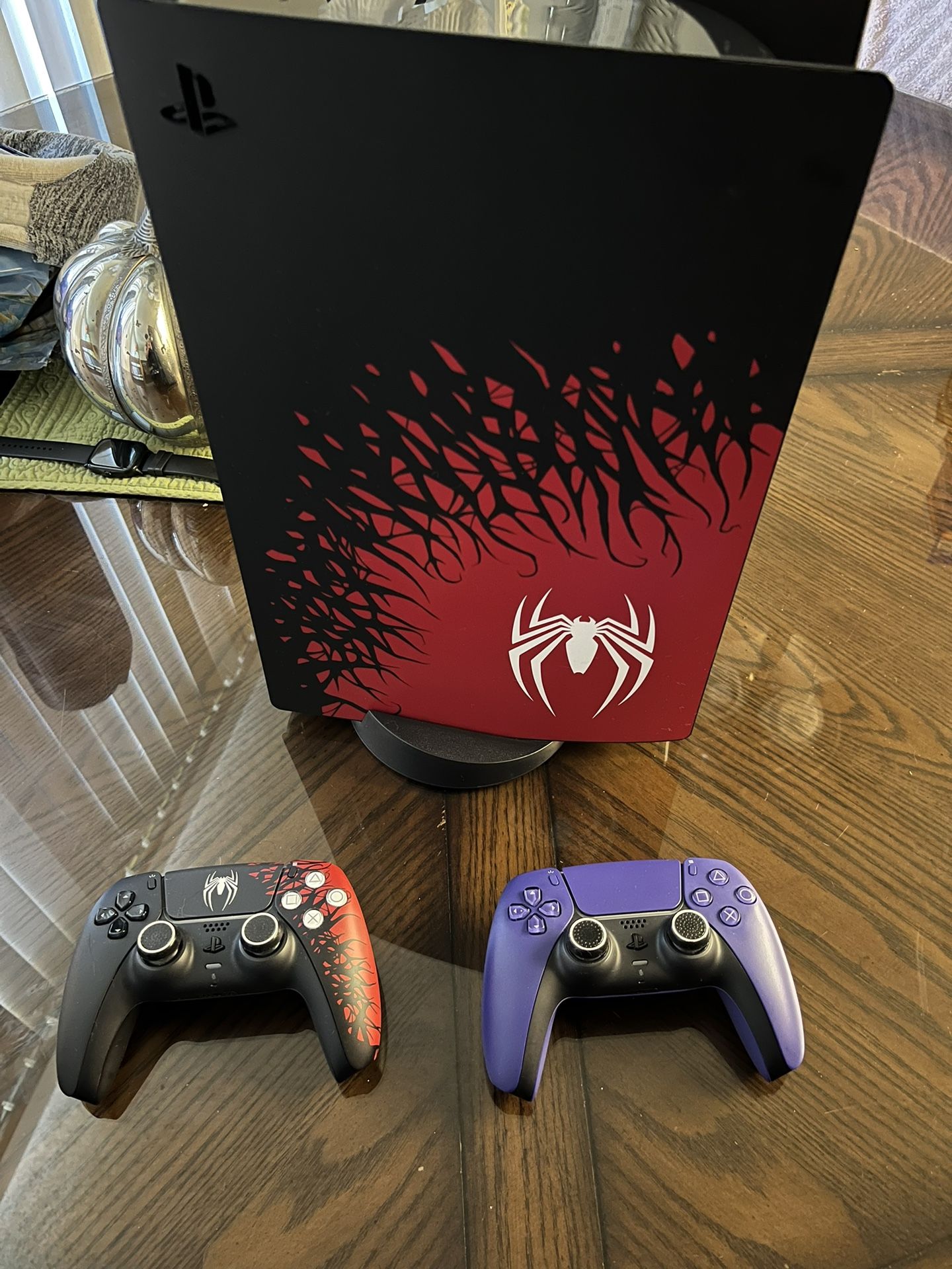 Ps5 Spider Man Edition With 2 Controllers 