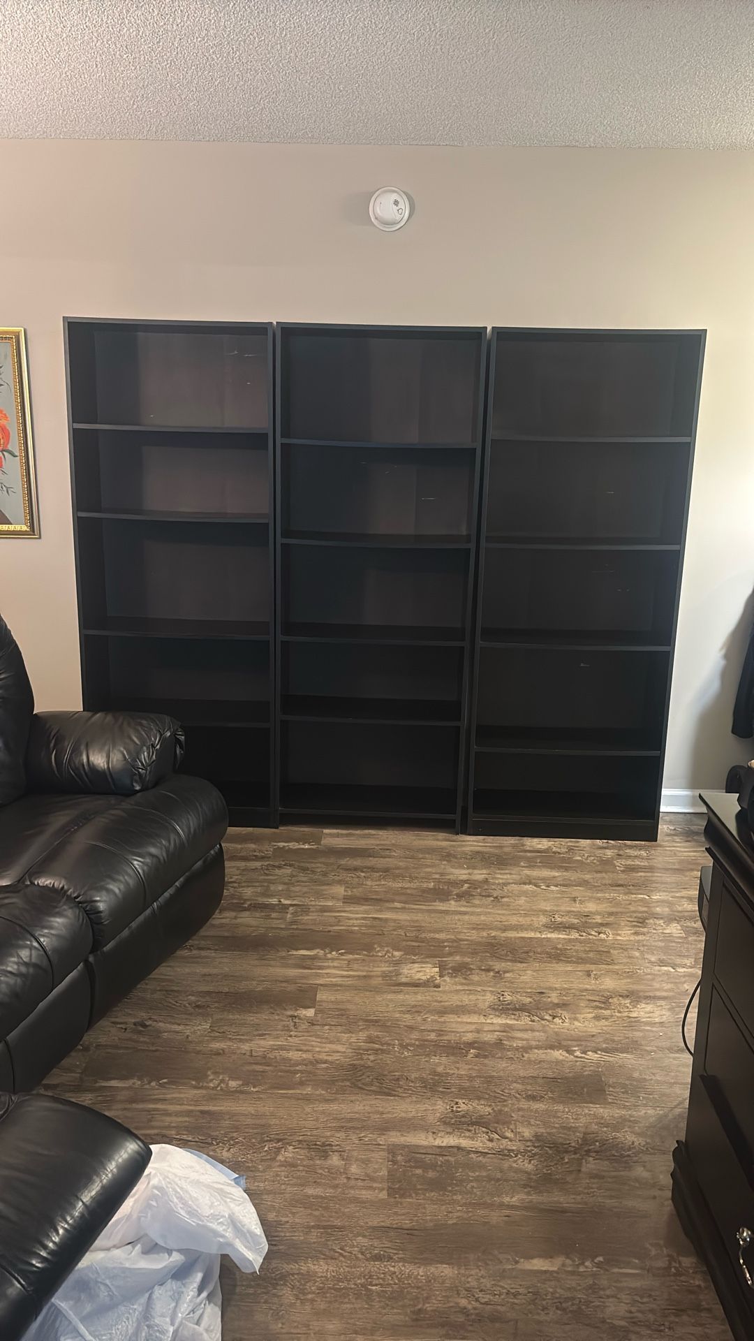 IKEA Black Bookcases