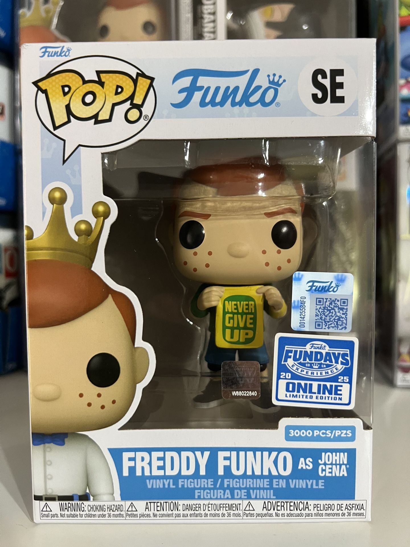 Funko Pop Fundays 2025 Freddy As John Cena 