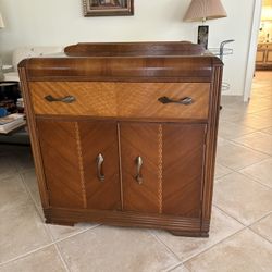 Art Deco Waterfall Cabinet