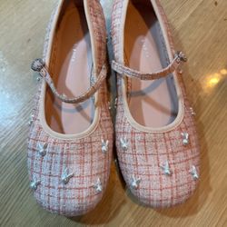 Charles & Keith Pink Bunny Flats