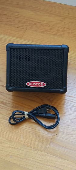 KUSTOM KPM4 50 Watt Powered Monitor Speaker - Mic & Line In, Thru XLR & Volume