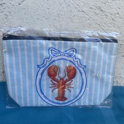 Red Lobster Makeup Cosmetic Travel Bag