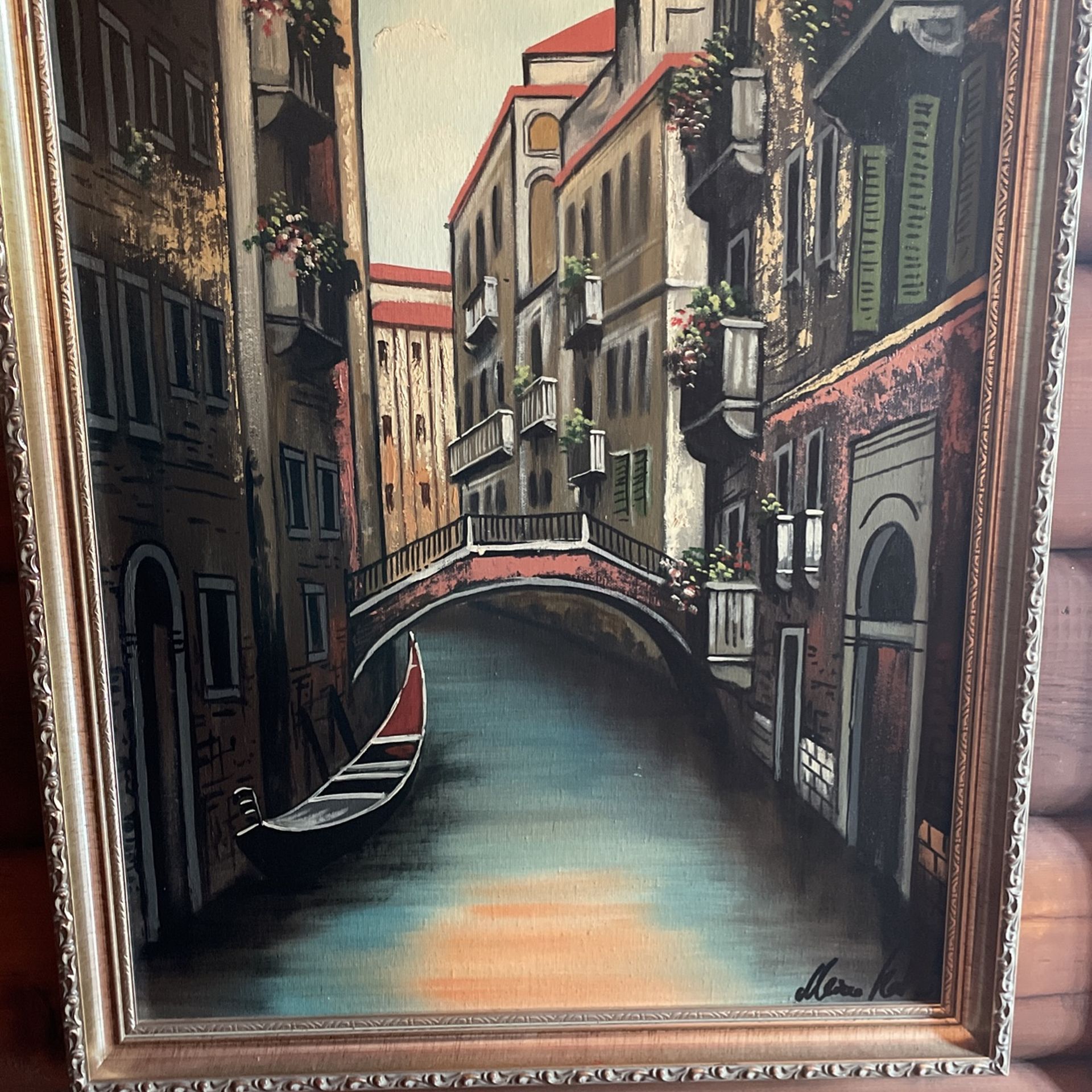 Hand Oil Painting Venice