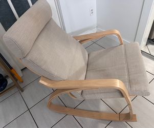 Ikea poang chair.