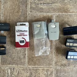 Misc. Remotes for Garage/Gate