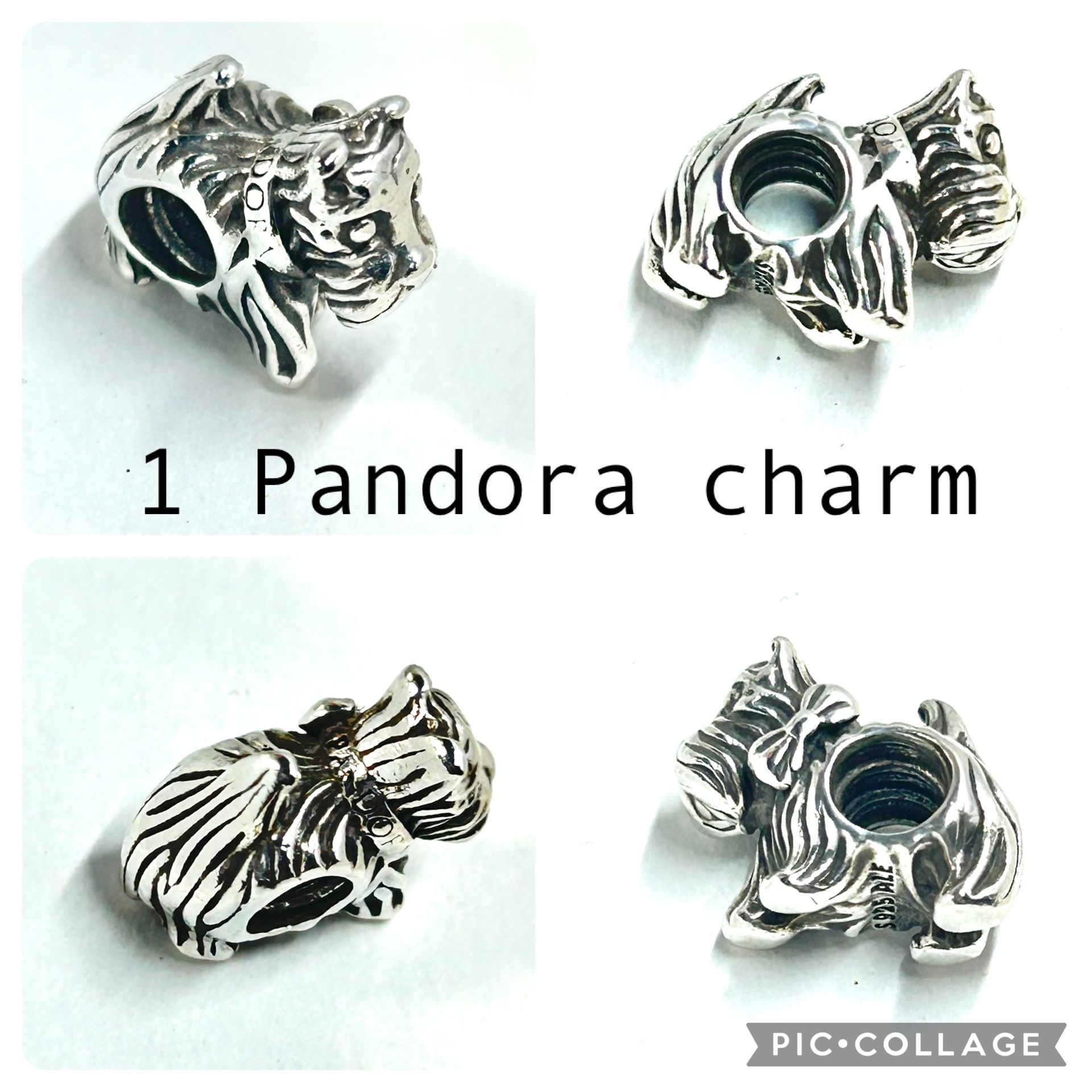 1 Pandora Scottie Dog Charm