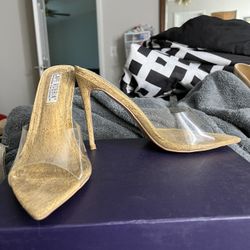 Cork Clear Stiletto Size 8.5