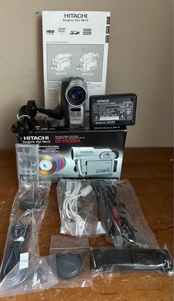 Hitachi DZ-HS300A DVD HDD USB Hybrid Handheld Video Camera Camcorder Recorder
