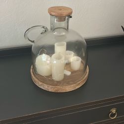 Glass Dome Jug