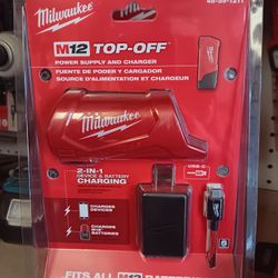Milwaukee M12 TOP-OFF Power Supply and Charger. 