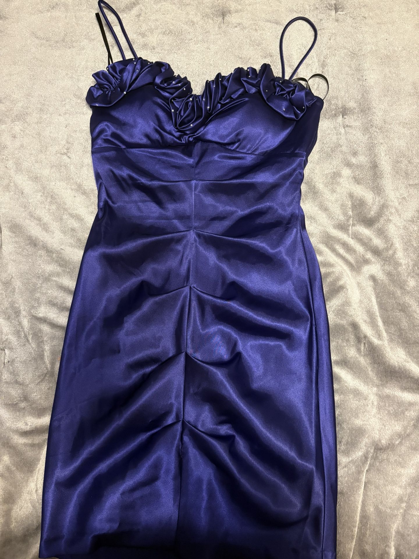 Purple Silk Dress