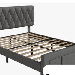 Twin Bed With One Drawer