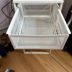 computer desk + drawer unit from Ikea