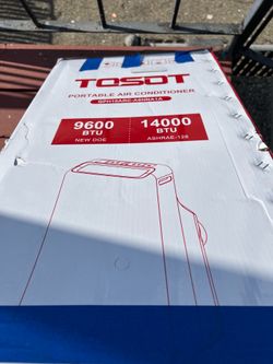 Brand New TOSOT 14,000 BTU Portable Air Conditioner with Heat – New in Box