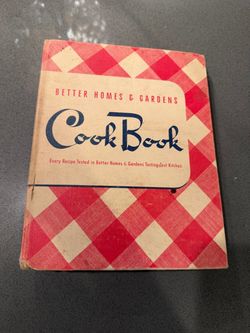 Better Homes & Gardens Cook Book De Luxe Edition 1946 and mission cookbook 1921