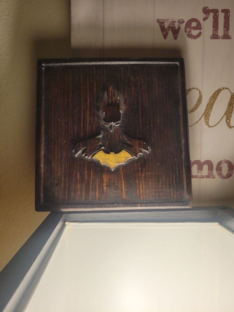 Batman Wood Work Art