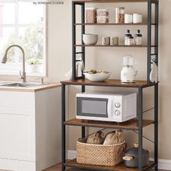 Kitchen Coffee Bar, 31.5 Inches Baker's Rack 