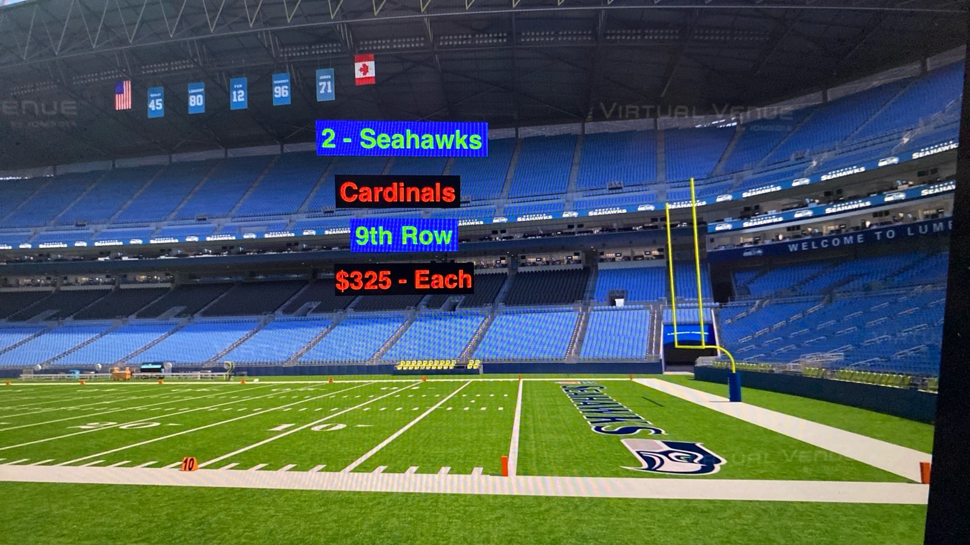 Seahawks Cardinals Tickets