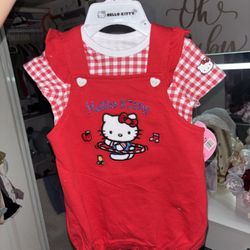 Hello Kitty Baby Girl Overalls