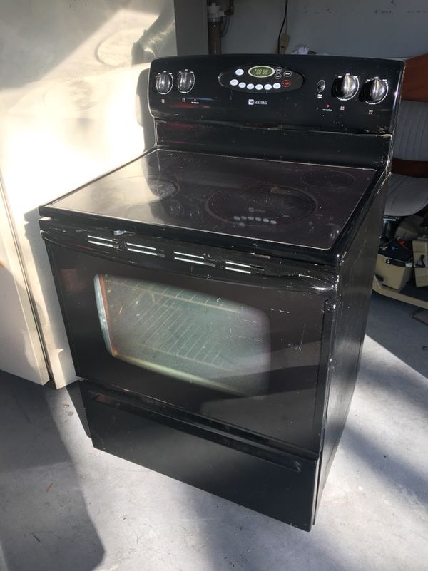 Maytag Electric Black Glass Top Stove For Sale In Hernando Fl