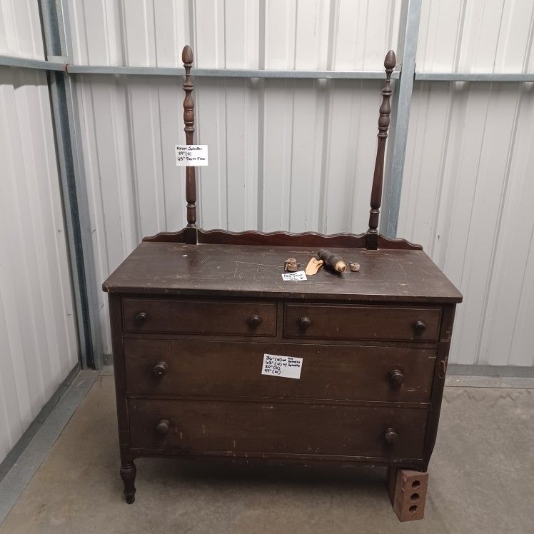 Project Antique Wooden Dresser