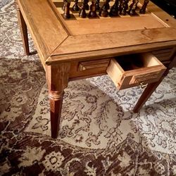 Vintage Chess Table