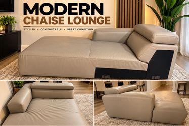 Modern Chaise Lounge – $300 OBO