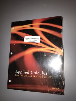 Applied Calculus for the life and social sciences