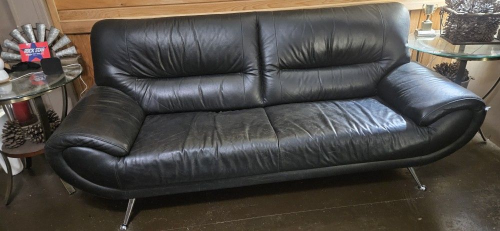 2 Black Couches 