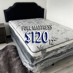 NEW FULL MATTRESS ONLY $120