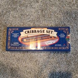Solid Wood Cribbage Set