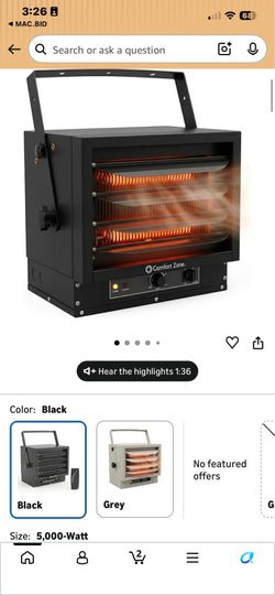 Garage heater