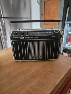 Vintage Sony Matrix Sound System MR-9100W FM Stereo/AM Radio Works