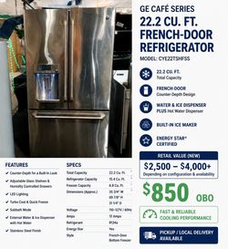 GE Cafe French Door Refrigerator
