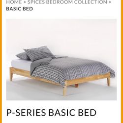 Night And Day P Series Full Wooden Bed Frame $100