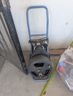 tires and machine to unclog drains