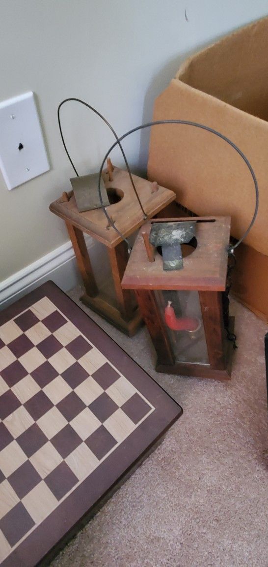 Old Candle Lanterns (2/Set) $5/Both
