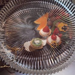 Mikasa Crystal Serving Platter 