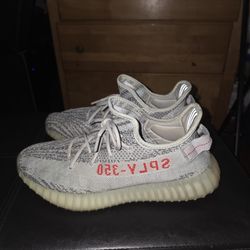 Yeezy 350 blue tint