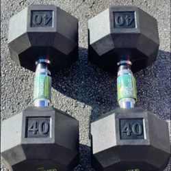 40.lbs X 2 Dumbbell Set