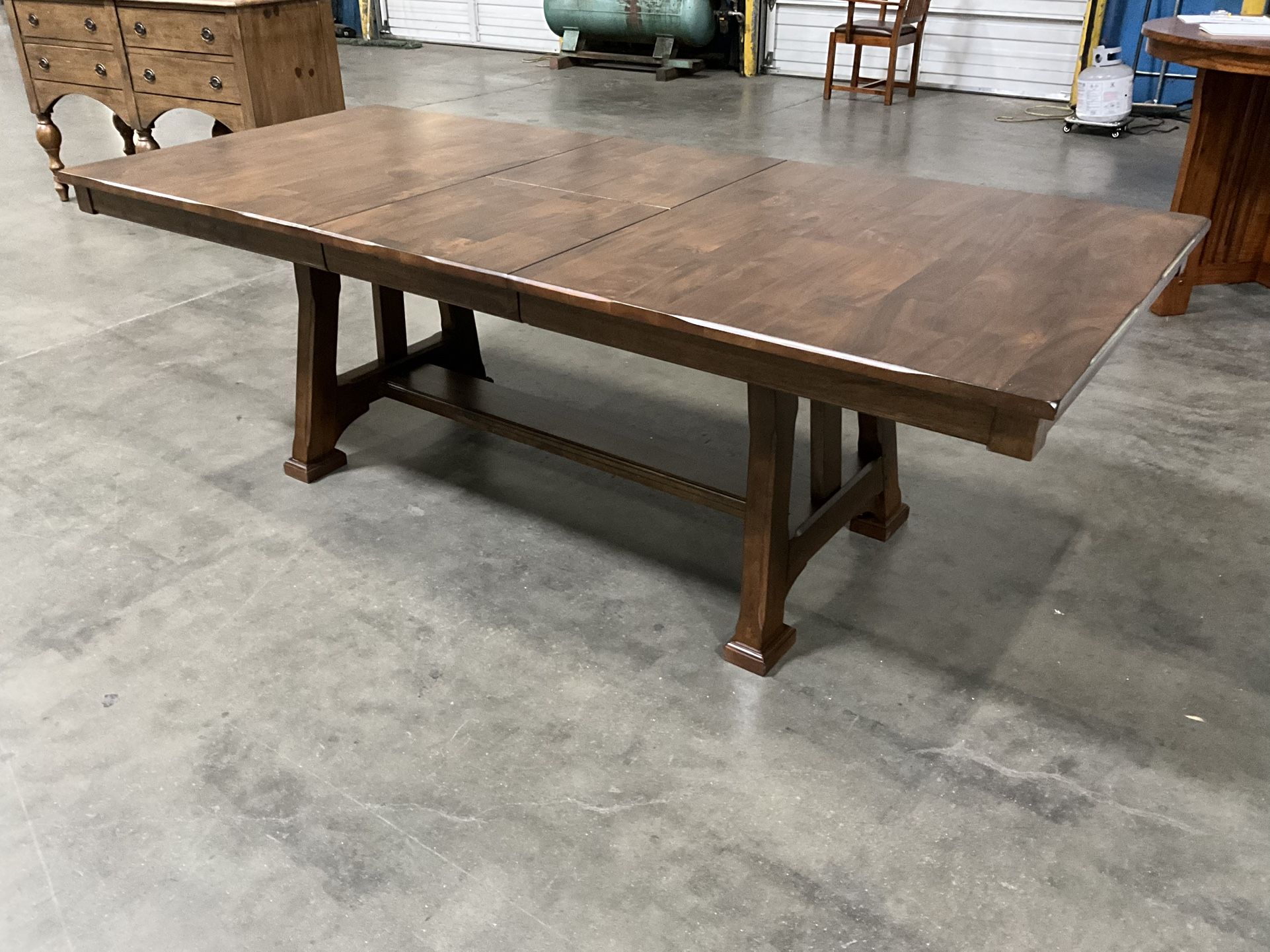 Solid Mango Wood Expandable Dining Table
