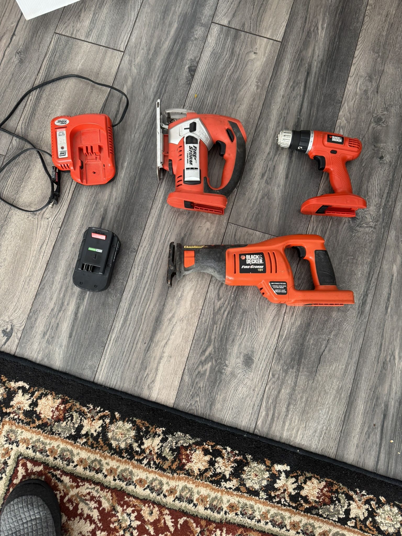 Black And Decker Drill, Saw 18v