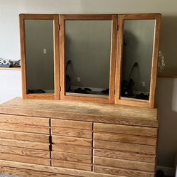 Solid Oak Dresser