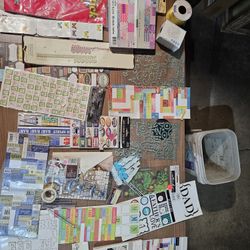 Scrap Booking Stickers, Pages, Felt...