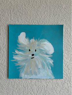 Fluffy Puppy Painting