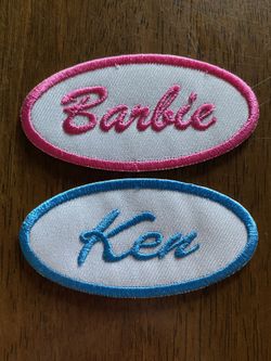 Barbie patch & Ken Patch Mattel  