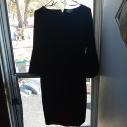 Black All Occasion Zipper Dress