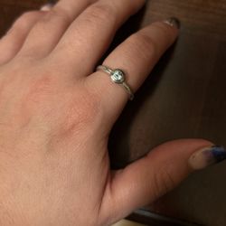 James Avery Aquamarine Birthstone Ring Sz 8